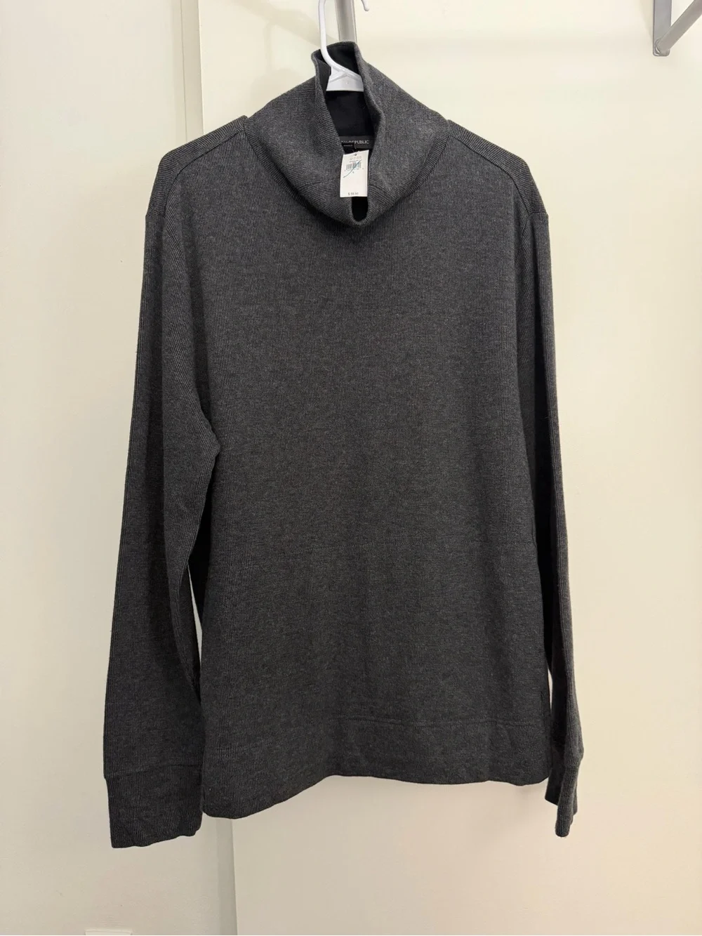 Banana Republic Men's Charcoal Turtleneck Sweater NWT! - Size Large